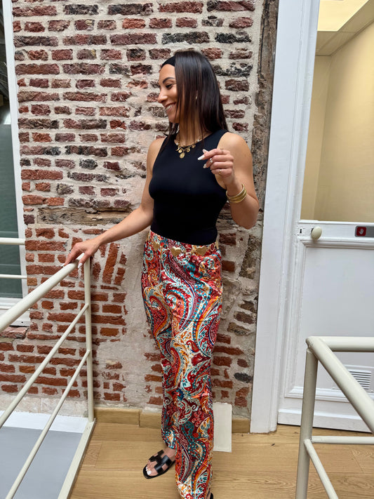 PANTALON SUNPRINT SATINÉ